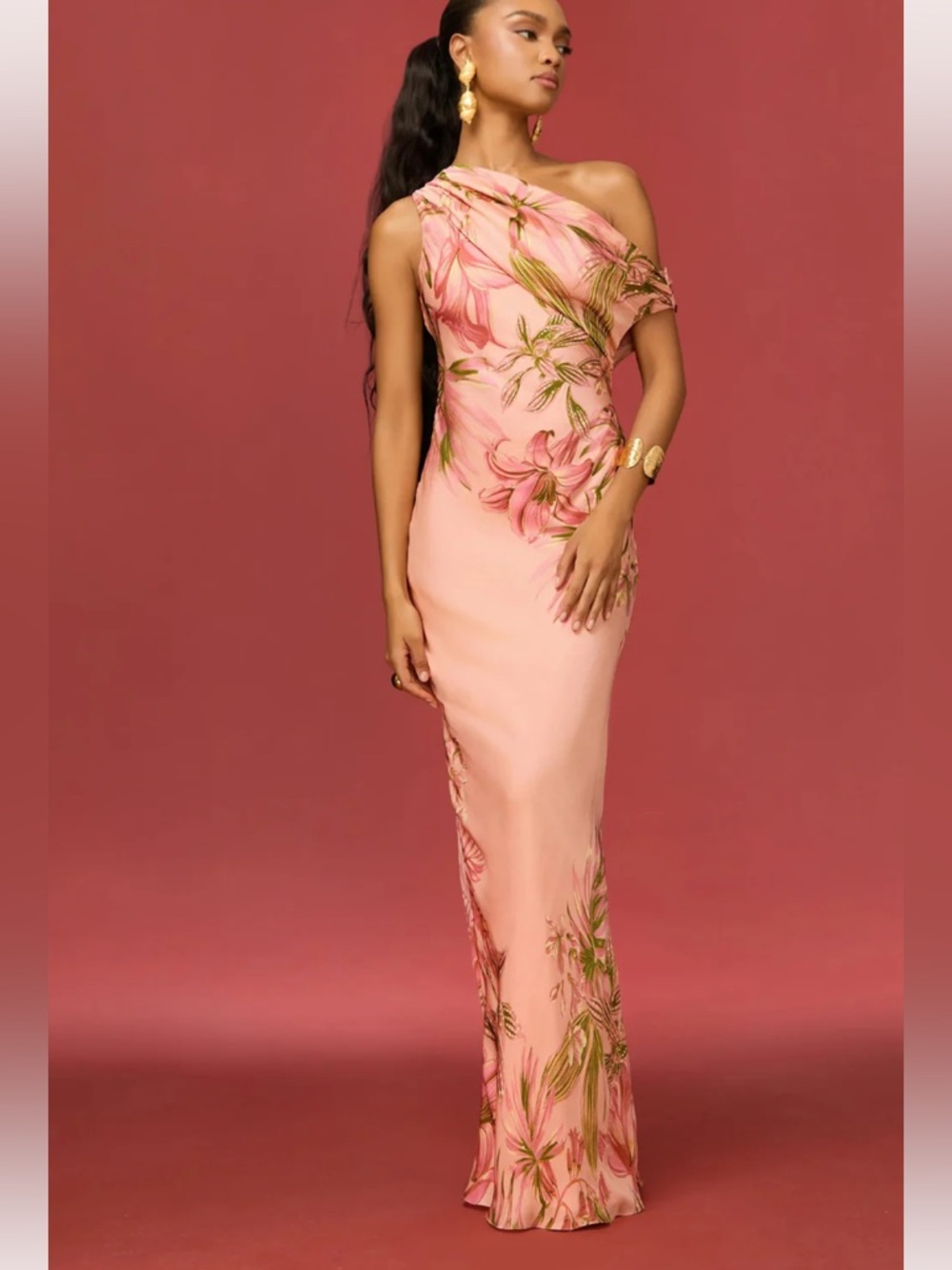 ROCOCO SAND CAIN ONE SHOULDER DRESS size XS